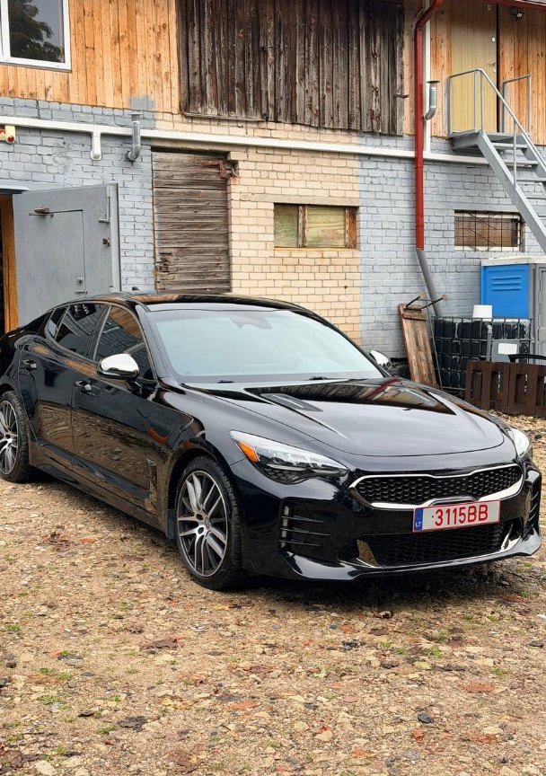 Kia Stinger po kėbulo poliravimo